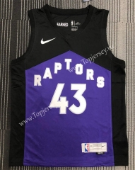 2021 Earned Edition Toronto Raptors Black&Purple #43 NBA Jersey-311