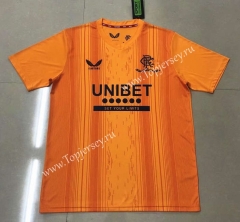 2021-2022 Rangers Football Club Orange Thailand Soccer Training Jersey AAA-HR