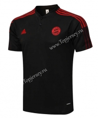 2021-2022 Bayern München Dark Gray Thailand Polo Shirt-815