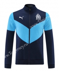 2021-2022 Olympique Marseille Royal Blue Thailand Soccer Jacket-LH