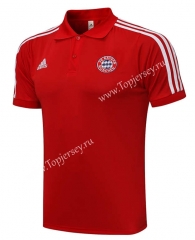 2021-2022 Bayern München Red Thailand Polo Shirt-815