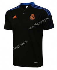 2021-2022 Real Madrid Black Thailand Polo Shirt-815