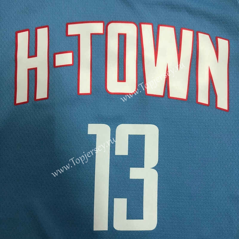 2021 City Edition Houston Rockets Blue #1 NBA Jersey,Houston Rockets