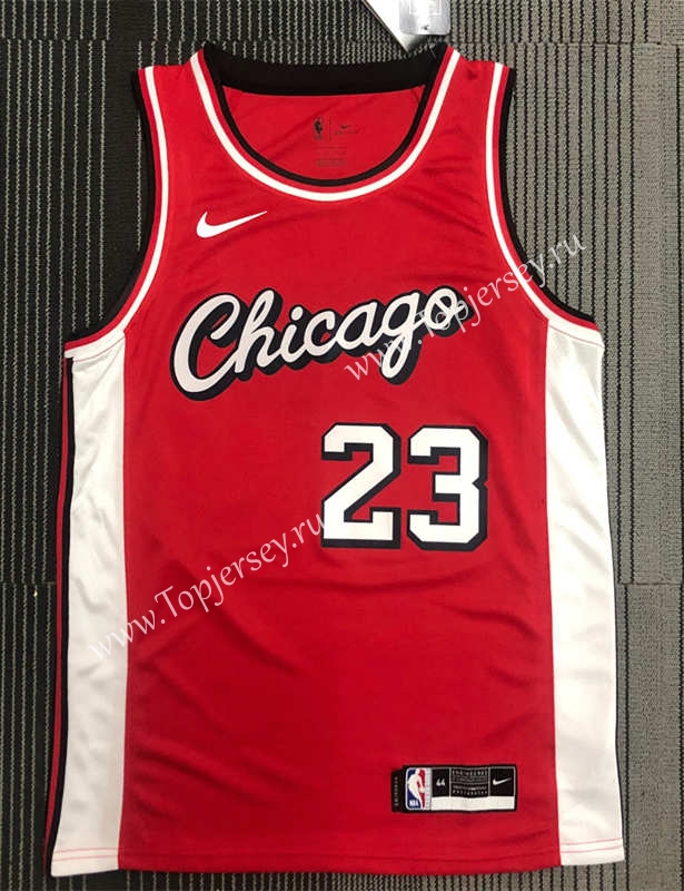 2022 City Edition Chicago Bulls Red #23 NBA Jersey-311,Chicago Bulls
