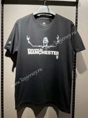 Commemorative Edition Manchester United Black T-shirt-CS
