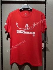 Commemorative Edition Manchester United Red T-shirt-CS