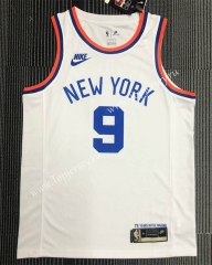 Retro Edition 75th Anniversary New York Knicks White #9 NBA Jersey-311
