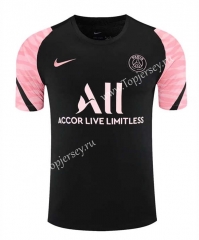 2021-2022 Paris SG Black&Pink Thailand Training Soccer Jersey AAA-418
