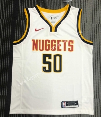2021 Denver Nuggets White #50 NBA Jersey-311