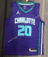 Charlotte Hornets Purple #20 NBA Jersey-311
