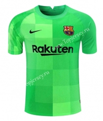 2021-2022 Barcelona Goalkeeper Green Thailand Soccer Jersey-418