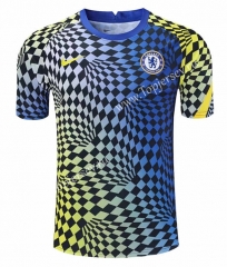 2021-2022 Chelsea Blue&Yellow Thailand Training Soccer Jersey-418