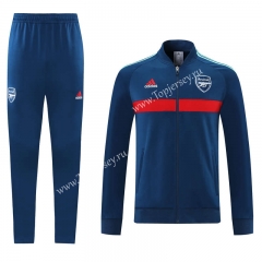 2021-2022 Classic Version Arsenal Royal Blue Thailand Soccer Jacket Uniform-LH