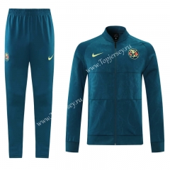 2021-2022 Club América Laker Blue Thailand Soccer Jacket Uniform-LH
