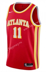 2021-2022 Atlanta Hawks Red #11 NBA Jersey-311