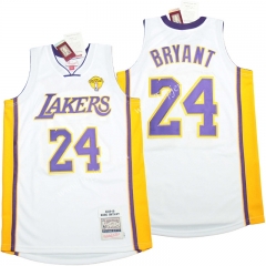 Mitchell&Ness 09-10 Los Angeles Lakers White #24 NBA Jersey-311