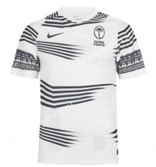 2021-2022 Fiji Home White Rugby Shirt