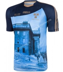 GAA 2021 Commemorative Edition 1916 Blue Thailand Rugby Shirt
