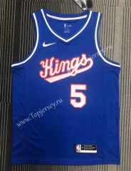 Sacramento Kings Blue #5 NBA Jersey-311