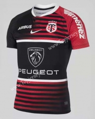 2021 Champions Version Toulouse Red&Black Thailand Rugby Shirt