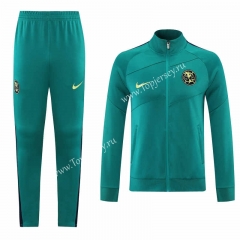 2021-2022 Club América Dark Green Thailand Soccer Jacket Uniform-LH
