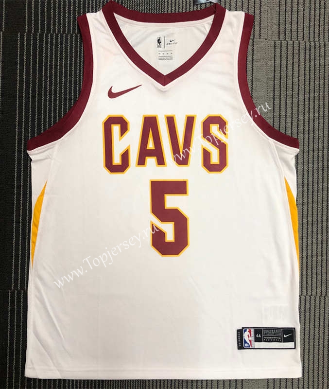 2021 2022 Cleveland Cavaliers White 5 NBA Jersey 311 Cleveland Cavaliers