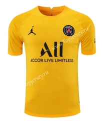2021-2022 Paris SG Goalkeeper Yellow Thailand Soccer Jersey-418