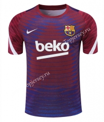 2021-2022 Barcelona Red&Blue Thailand Training Soccer Jersey AAA-418