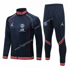 2021-2022 Paris SG Royal Blue Thailand Soccer Jacket Unifrom -815