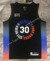 City Edition 2021 New York Knicks Black #30 NBA Jersey-311