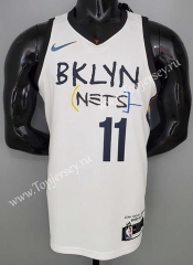2021-2022 Brooklyn Nets White #11 NBA Jersey-SN
