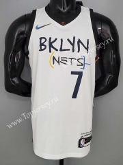 2021-2022 Brooklyn Nets White #7 NBA Jersey-SN
