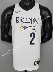 2021-2022 Brooklyn Nets White #2 NBA Jersey-SN