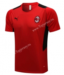 2021-2022 AC Milan Red Thailand Short-sleeved Tracksuit Top-815
