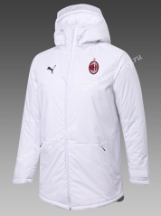 2021-2022 AC Milan White Cotton Coat With Hat-GDP