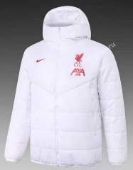 2021-2022 Liverpool White Cotton Coat With Hat-GDP