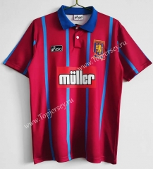 Retro Version 93-95 Aston Villa Home Red&Blue Thailand Soccer Jersey AAA-C1046