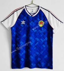 Retro Version 1992 Yugoslavia Home Blue Thailand Soccer Jersey AAA-C1046