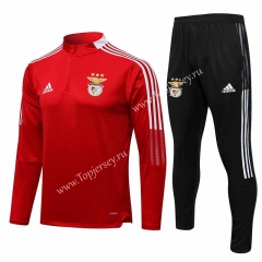 2021-2022 Benfica Red Thailand Soccer Tracksuit -815