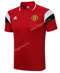 2021-2022 Manchester United Red Thailand Polo Shirt-815
