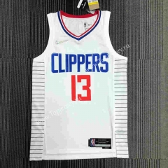 75th Anniversary Los Angeles Clippers White #13 NBA Jersey-311