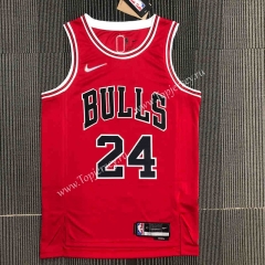 75th Anniversary Chicago Bulls Red #24 NBA Jersey-311