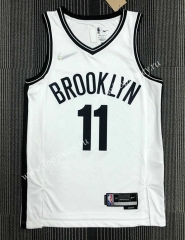 75th Anniversary Brooklyn Nets White #11 NBA Jersey-311