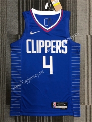 75th Anniversary Los Angeles Clippers Blue #4 NBA Jersey-311