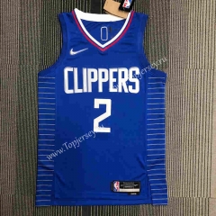 75th Anniversary Los Angeles Clippers Blue #2 NBA Jersey-311