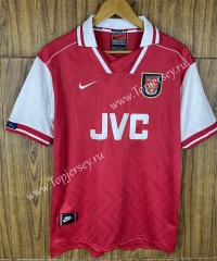 Retro Version 96-97 Arsenal Home Red Thailand Soccer Jersey AAA-SL