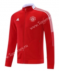2021-2022 Manchester United Red ( Ribbion ) Thailand Soccer Jacket-LH