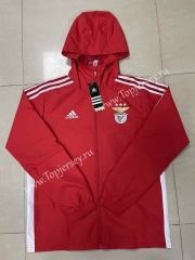 2021-2022 Benfica Red Trench Coats With Hat-815