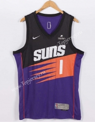 2021-2022 Earned Edition Phoenix Suns Purple #1 NBA Jersey