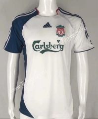 Retro Version 06-07 Liverpool Away White Thailand Soccer Jersey AAA-503